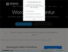 Tablet Screenshot of mewigo.de